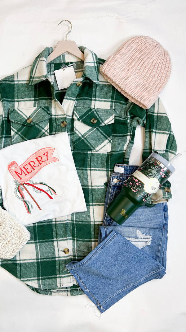Hunter Plaid Long Jacket