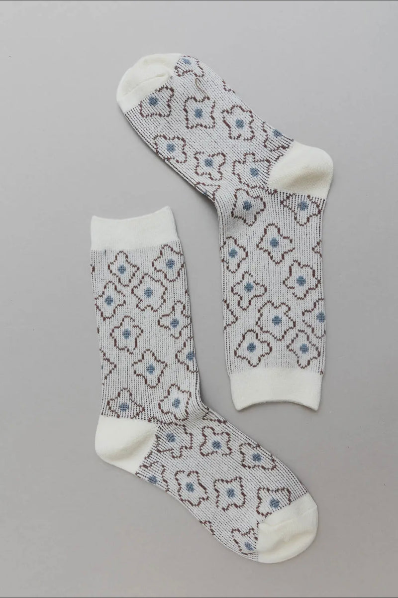 Vintage Floral Pattern Socks