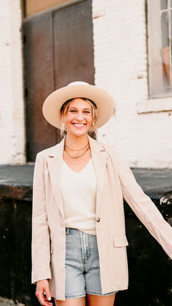 Beige Everyday Blazer