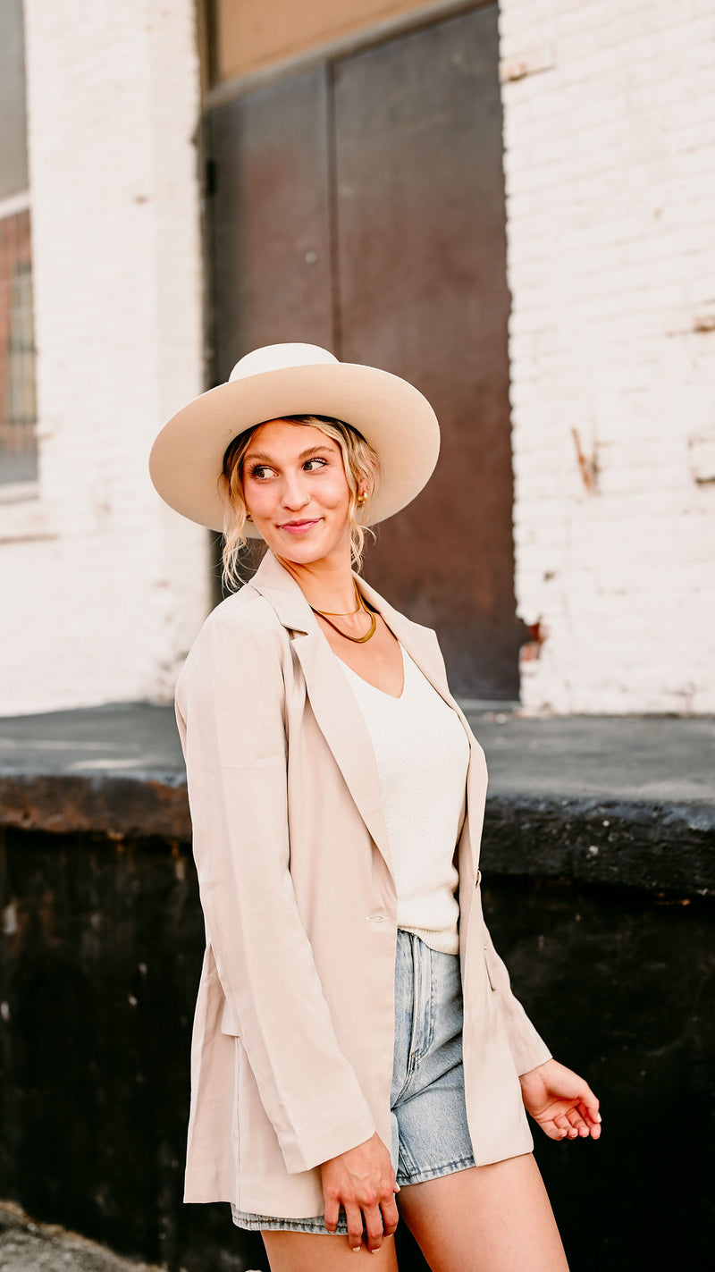 Beige Everyday Blazer