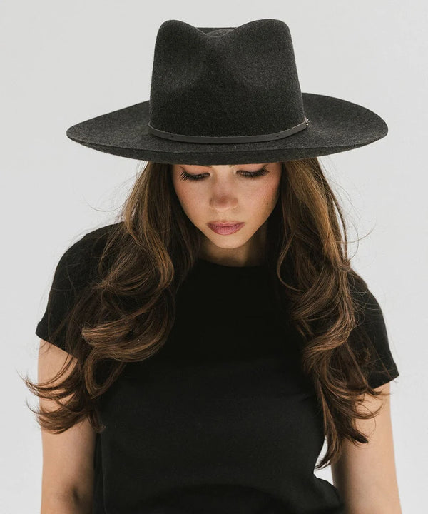 Gigi Pip Rowan Fedora Mix Charcoal