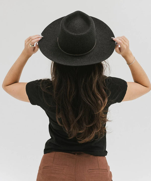 Gigi Pip Rowan Fedora Mix Charcoal