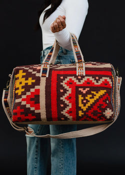 Sunrise Skies Aztec Duffle