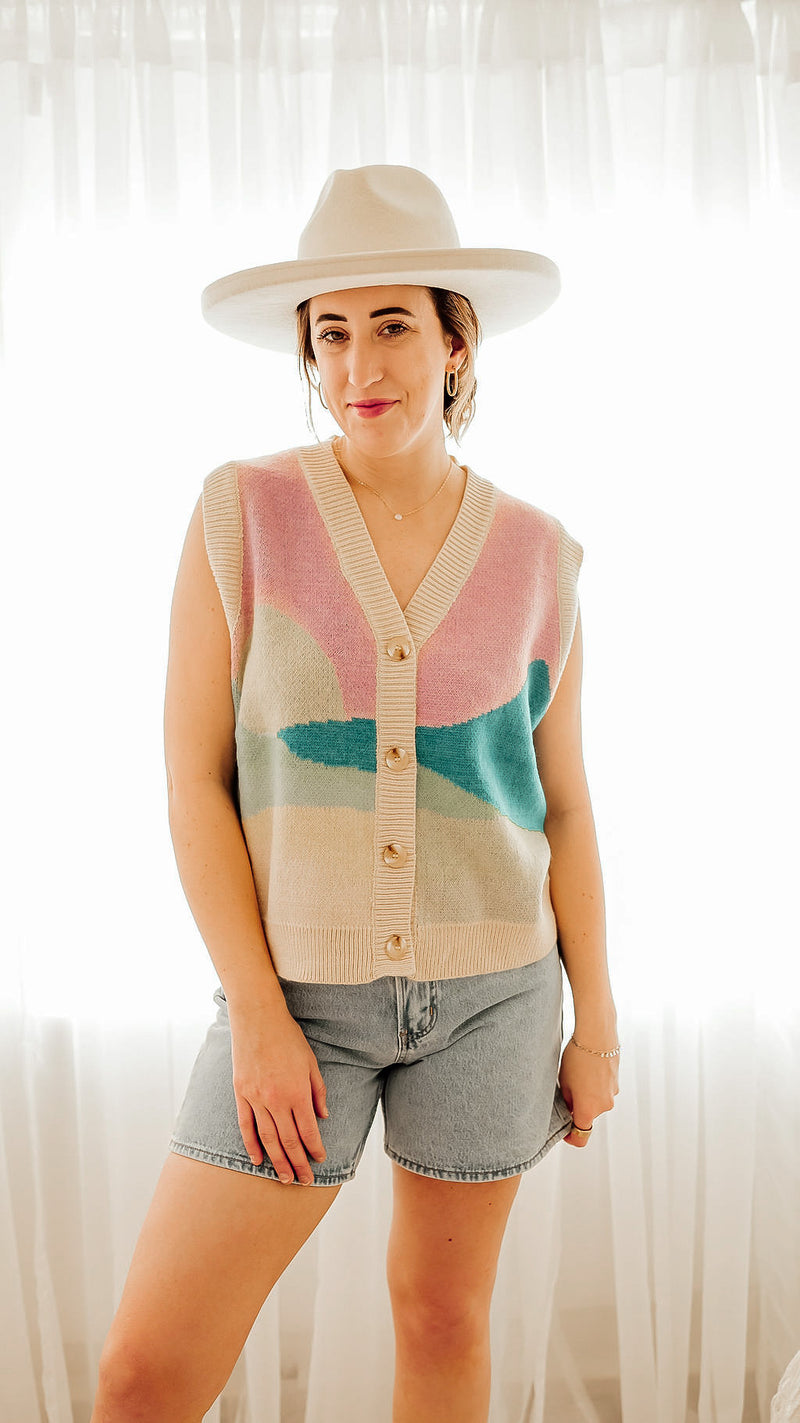 Landscape Knit Vest