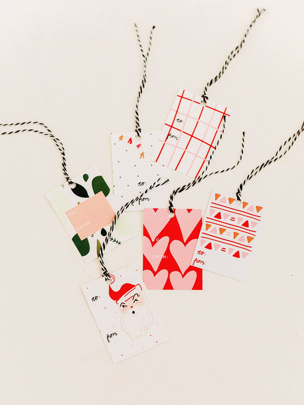 HOLIDAY GIFT TAGS - SET OF 10