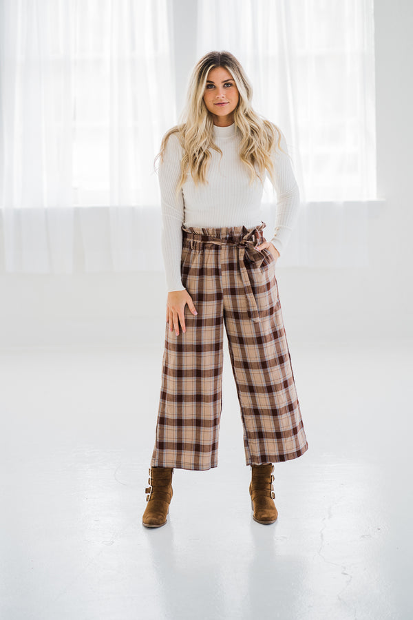 Penny Plaid Trousers