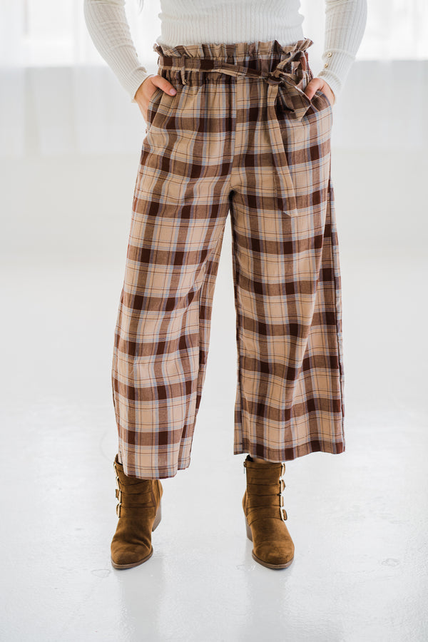 Penny Plaid Trousers