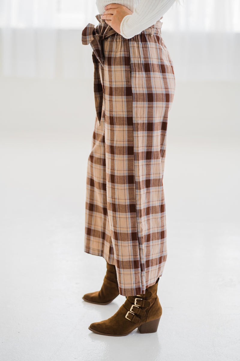 Penny Plaid Trousers