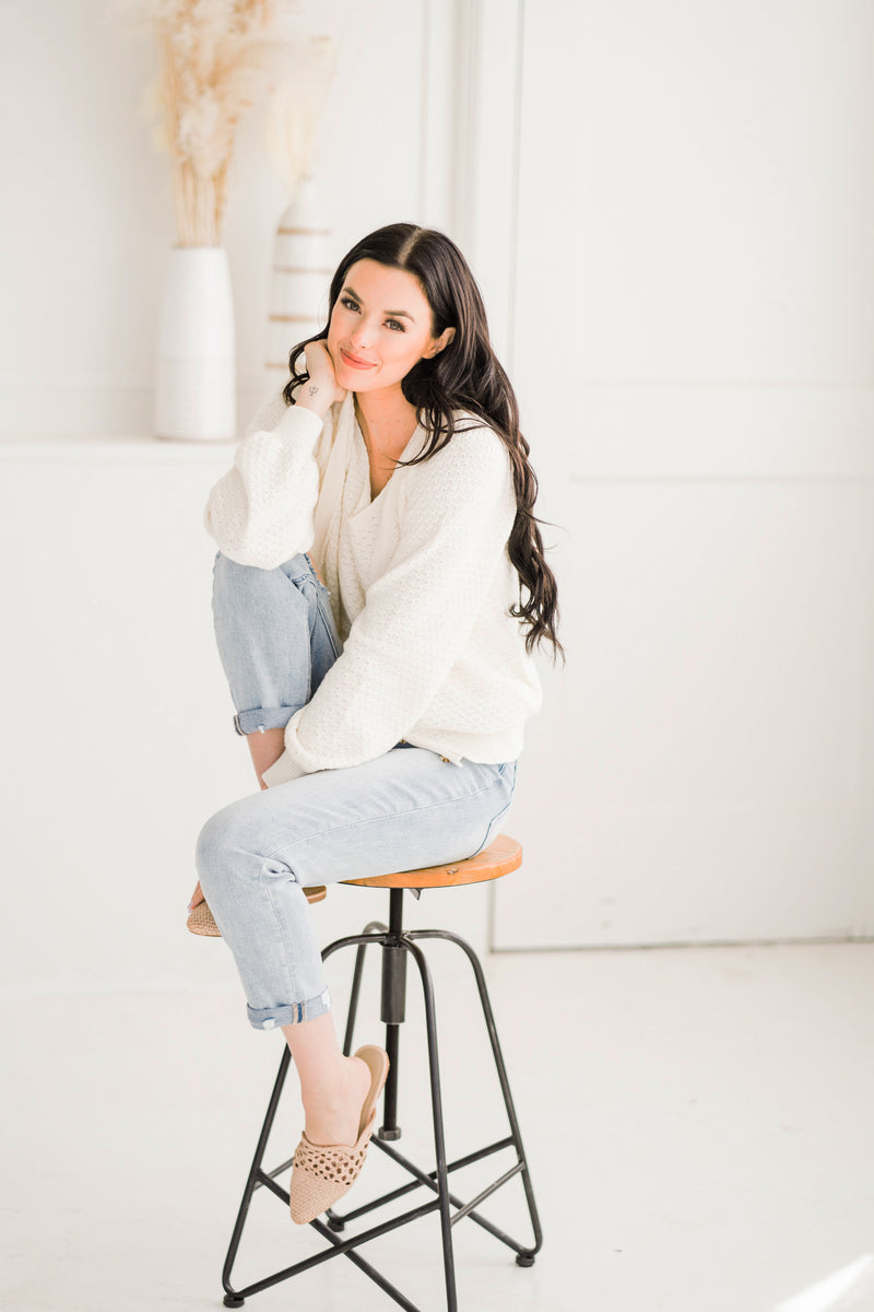 Sunday Best Ivory Cardigan