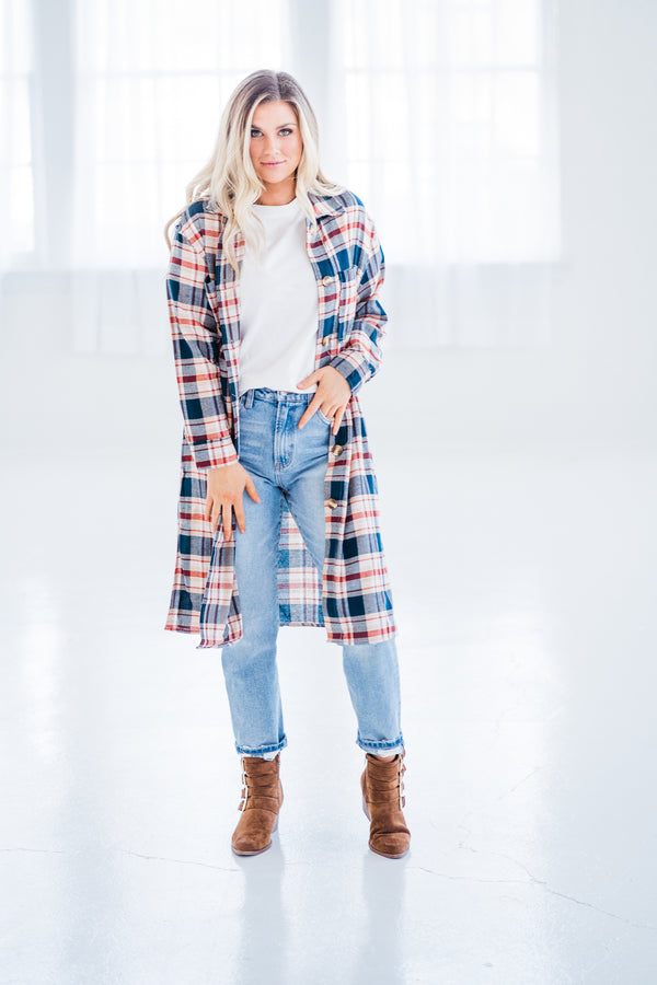 Better Together Plaid Top