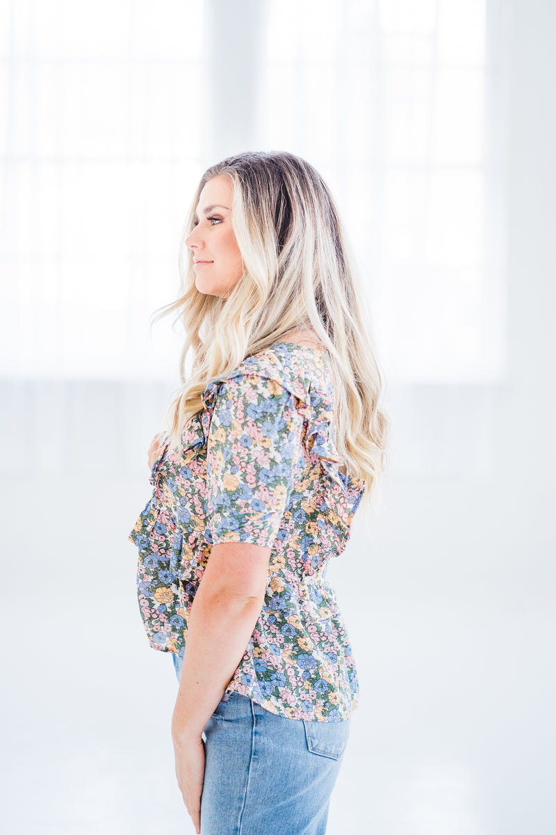 Happy Feelings Floral Top