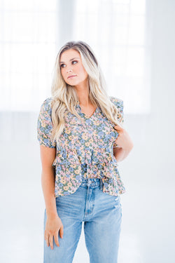 Happy Feelings Floral Top