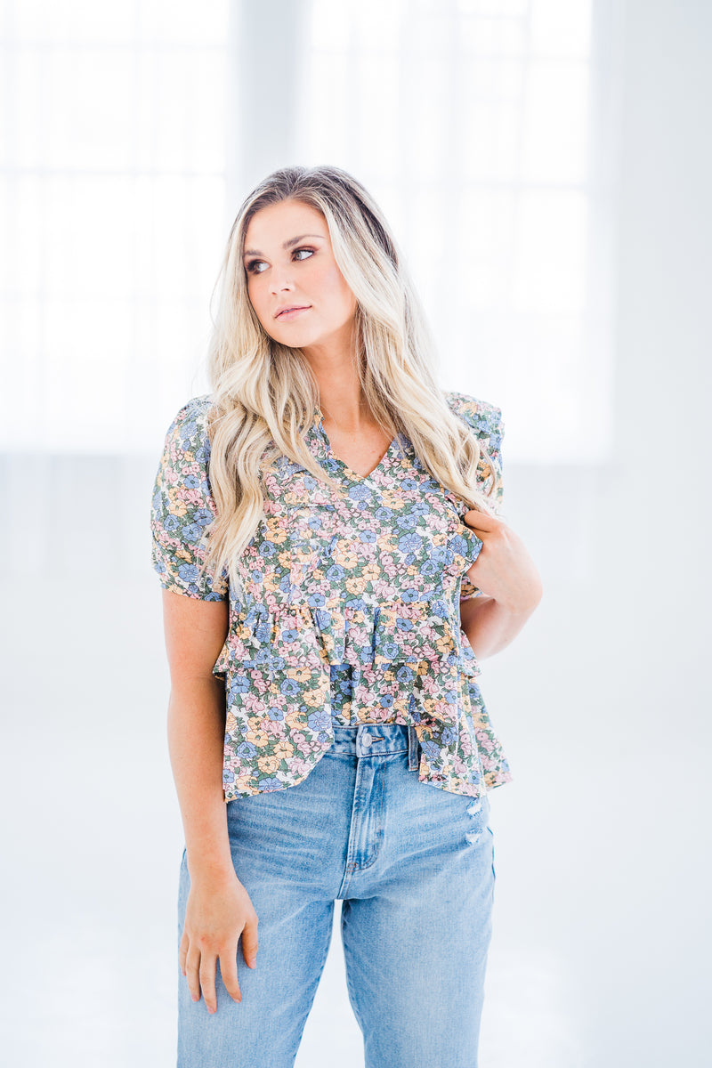 Happy Feelings Floral Top