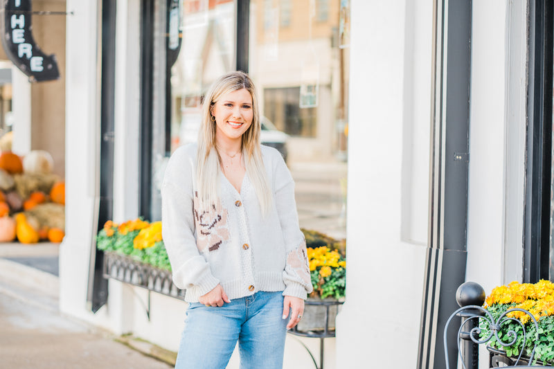 Feeling Floral Knit Cardi