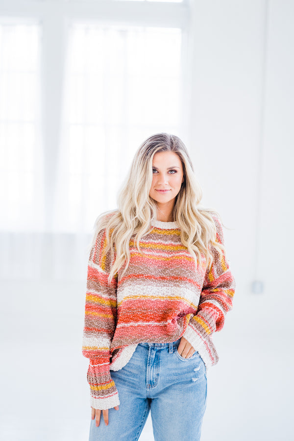 Marigold Stripe Sweater
