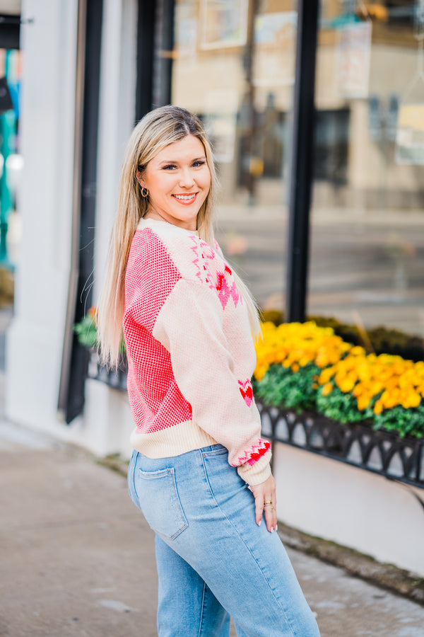 Pink Fairisle Sweater