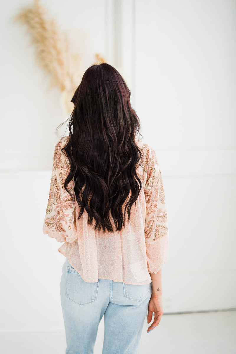 Boho Sheer Top