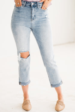 Shirley Slim Straight Denim