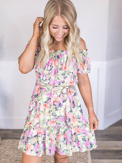 Luci Multi Floral Dress