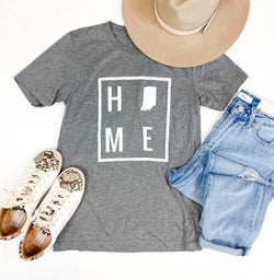 HOME Heather Grey Indiana Tee