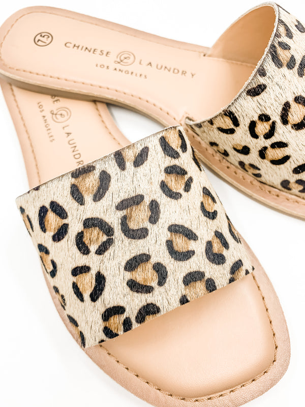 Regina Leopard Sandal