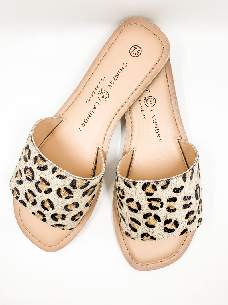 Regina Leopard Sandal