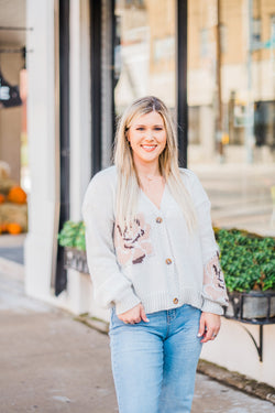 Feeling Floral Knit Cardi