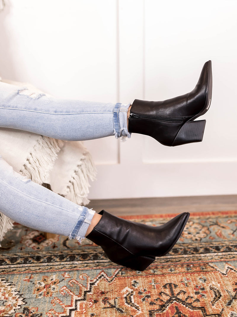 Sloan Black Bootie
