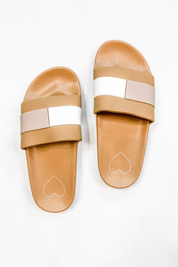 Jazmin Color Block Slide
