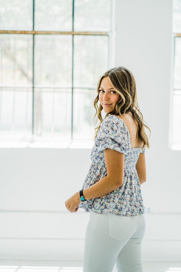 Catalina Floral Top