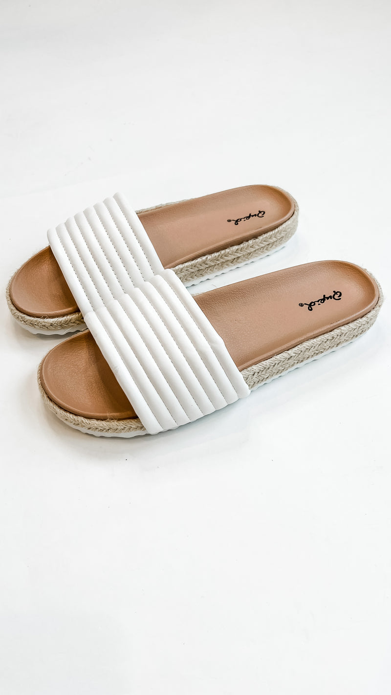 Hachi Slides White