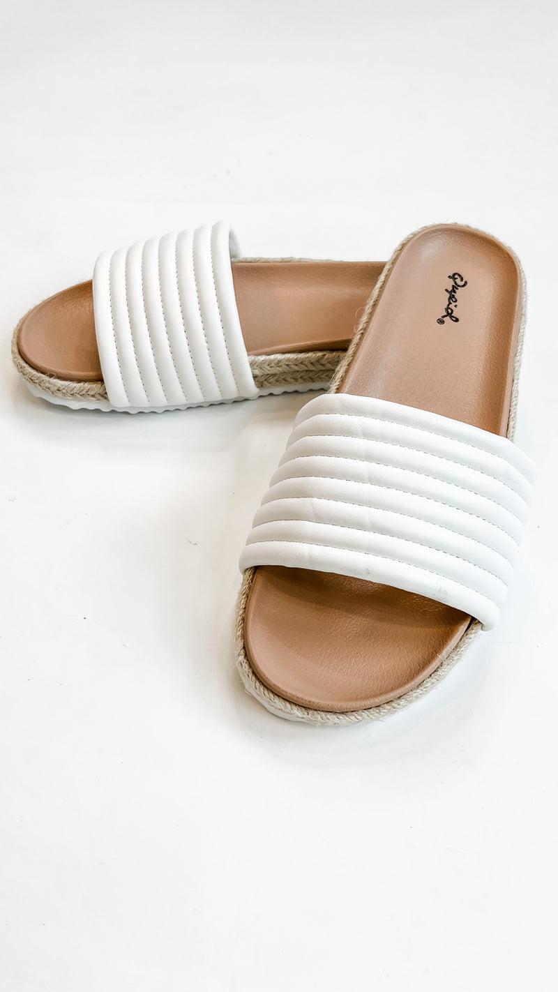 Hachi Slides White