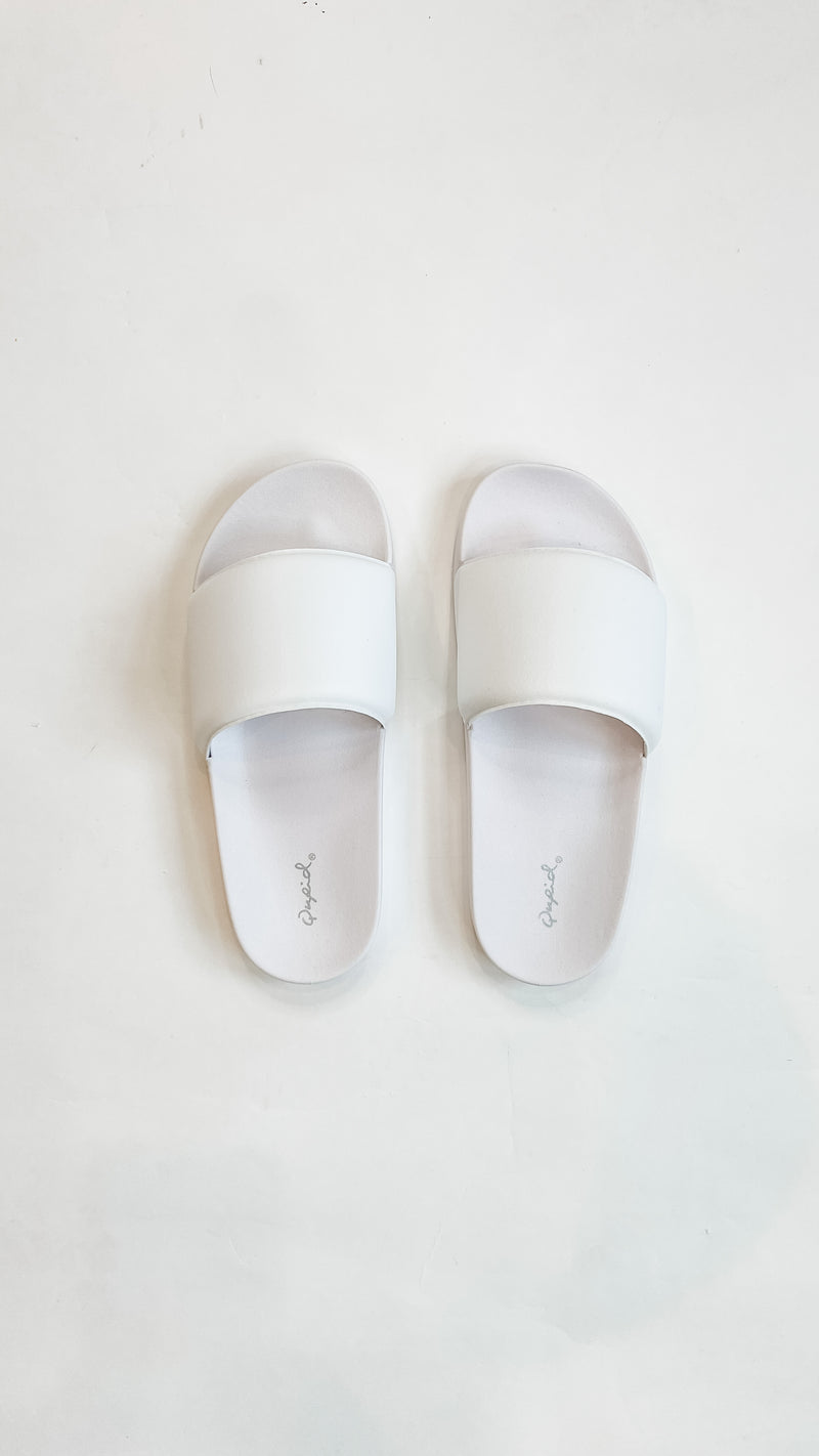 On the Go Slides - White