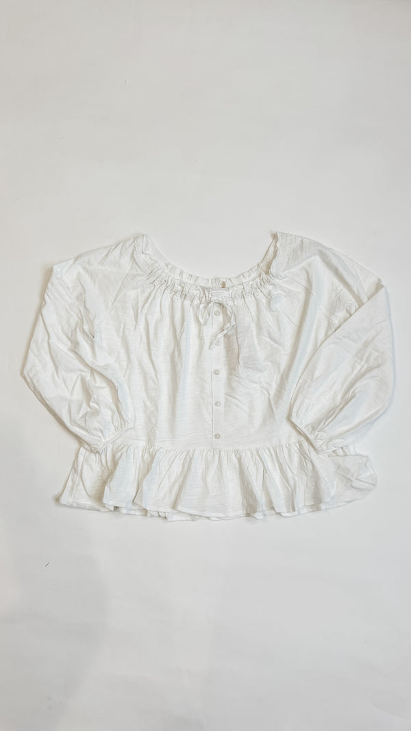 Ivory Cotton Blouse