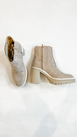 Anastasia Cream Suede Boot