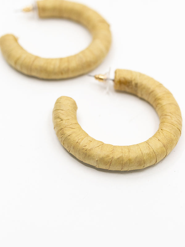 Natural Wrapped Hoops